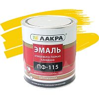 Эмаль Лакра ПФ-115 желтая 1 кг