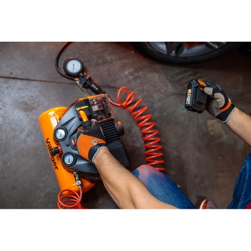 Аккумуляторный воздушный компрессор Villager VAT 0640 062799 фото 4