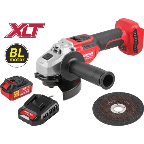 Аккумуляторная углошлифмашина WORTEX CAG 1812-2 E в кор. XLT SET БЕСЩЕТ., 18 В, 125 мм, 3000-8500 об/мин 1334917 фото 3 Аккумуляторная углошлифмашина WORTEX CAG 1812-2 E в кор. XLT SET БЕСЩЕТ., 18 В, 125 мм, 3000-8500 об/мин 1334917 фото 3