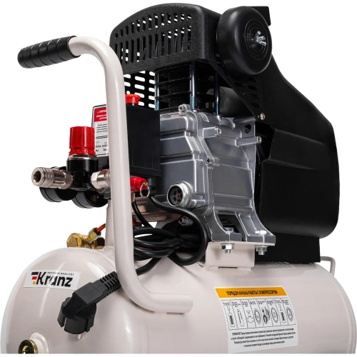 Компрессор воздушный Kranz KR-1500/24, 1500Вт, 230 л/мин, 24л KR-16-1151 фото 7 Компрессор воздушный Kranz KR-1500/24, 1500Вт, 230 л/мин, 24л KR-16-1151 фото 7
