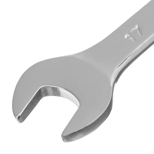 Ключ комбинированный, 17 мм, CrV, матовый хром Matrix фото 3