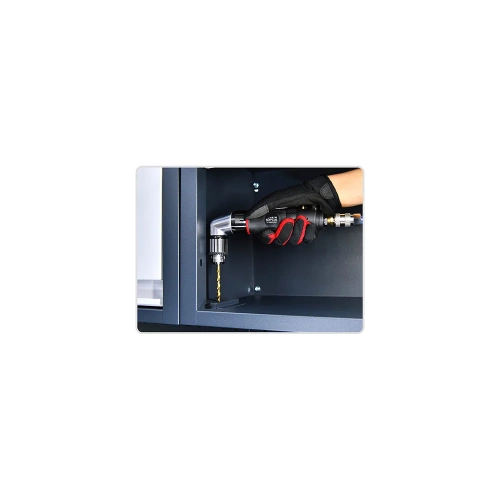 Дрель пневматическая угловая TOPTUL 10 мм, 1500 об/мин, патрон с ключом, KAQB1215 фото 4