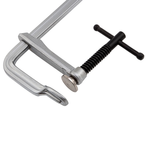 Струбцина F-образная, 100x400мм, кованая Denzel фото 2