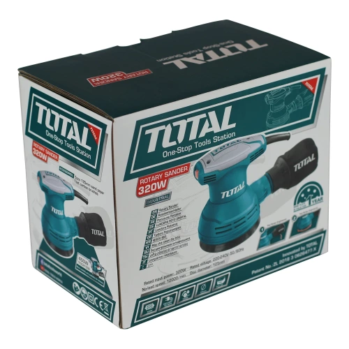 Эксцентриковая шлифмашина TOTAL TF2031256 фото 7