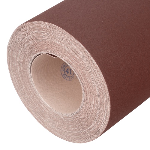 Шкурка на тканевой основе, KK18X W, зернистость 8Н(P 150) бобина 200 мм х 20 м, водостойкая, "БАЗ" фото 4