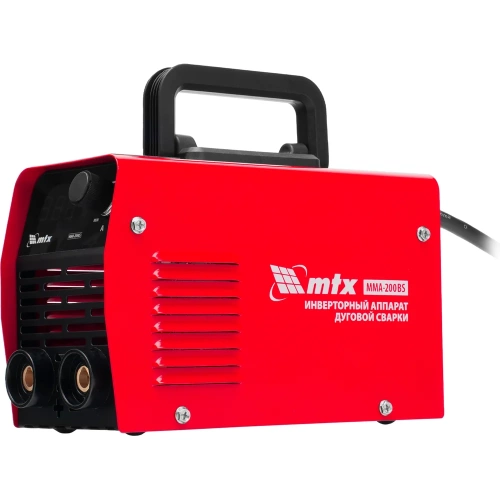 Инверторный аппарат дуговой сварки MTX MMA-200BS, 200 А, ПВ 60пр// 94398 фото 7 Инверторный аппарат дуговой сварки MTX MMA-200BS, 200 А, ПВ 60пр// 94398 фото 7