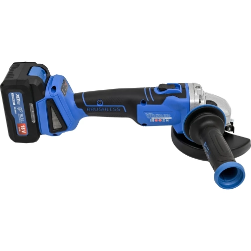 Аккумуляторная углошлифмашина BULL CSG 1812 R Xcase, XLTpro, бесщеточная, 125 мм, рег. об., 8000 об/мин, 1x4 Ач 1333859 фото 4