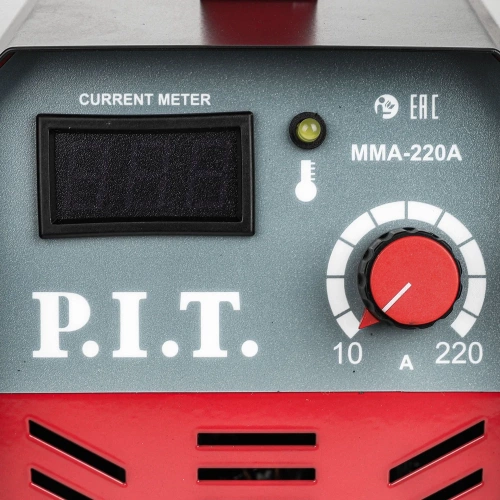 Сварочный аппарат P.I.T. IGBT 5.8кВт, 220А, ПВ-30, ММА 1.6-3.2мм, 190-250В, гор. старт PMI220-C2 фото 4 Сварочный аппарат P.I.T. IGBT 5.8кВт, 220А, ПВ-30, ММА 1.6-3.2мм, 190-250В, гор. старт PMI220-C2 фото 4