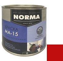 Краска масляная Novocolor МА-15 красная 1 кг