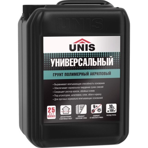 Грунтовка Unis универсальная 10 л Грунтовка Unis универсальная 10 л