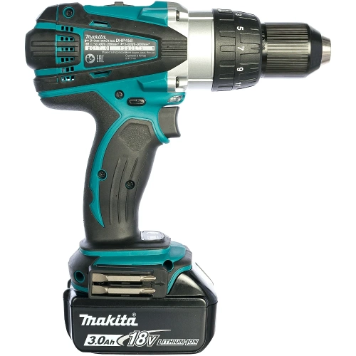 Аккумуляторная дрель-шуруповерт Makita DHP458RFE фото 4