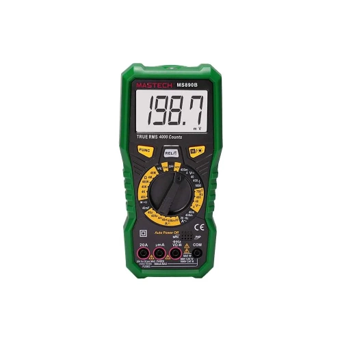 Цифровой мультиметр Mastech MS890B 1000V 20A True RMS измер.ёмкость,частота,температ. +фонарь, разрядность 4000 00-00013949 Цифровой мультиметр Mastech MS890B 1000V 20A True RMS измер.ёмкость,частота,температ. +фонарь, разрядность 4000 00-00013949