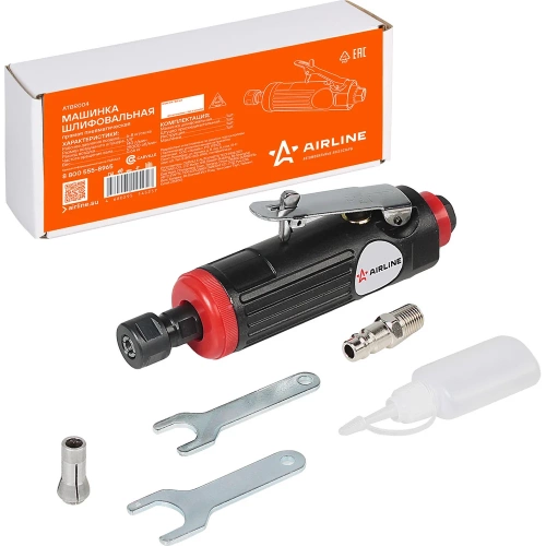 Шлифовальная прямая пневматическая машинка Airline ATBR004 фото 3