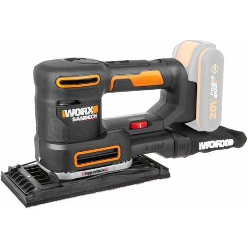 Аккумуляторная виброшлифмашина WORX WX820.9 Аккумуляторная виброшлифмашина WORX WX820.9