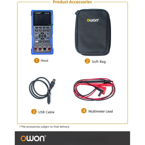 Цифровой мультиметр-осциллограф OWON HDS120 OW123 фото 4 Цифровой мультиметр-осциллограф OWON HDS120 OW123 фото 4