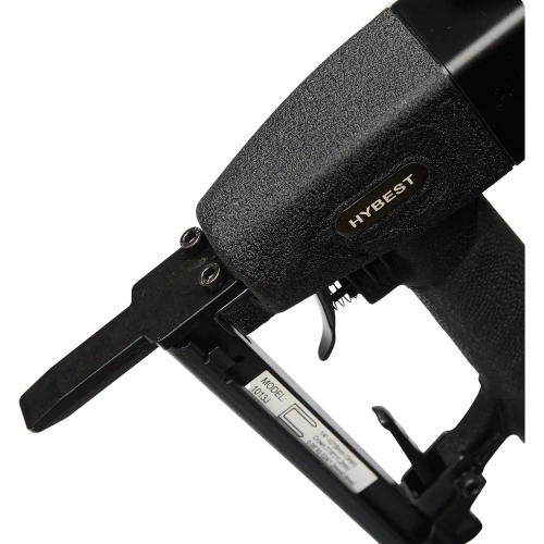 Пистолет скобозабивной Hybest мебельный 1013JL, пневматический, скобы 53F 20Ga, удлиненный HB1013JL фото 5