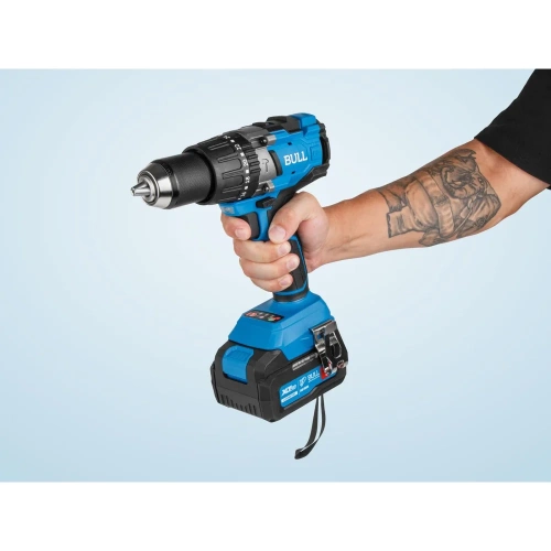 Аккумуляторная дрель-шуруповерт BULL SR 1805 в чем. XLTpro, 2x4 А*ч, БЕСЩЕТ., 18 В, 120 Н*м, БЗП(мет.) 13 мм 1329603 ЦЗ-0671421240 фото 10 Аккумуляторная дрель-шуруповерт BULL SR 1805 в чем. XLTpro, 2x4 А*ч, БЕСЩЕТ., 18 В, 120 Н*м, БЗП(мет.) 13 мм 1329603 ЦЗ-0671421240 фото 10