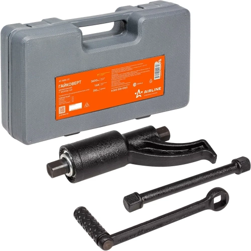 Механический гайковерт AIRLINE 1" 3600 Нм, 1:64, пластиковый кейс AT-MW-01 Механический гайковерт AIRLINE 1" 3600 Нм, 1:64, пластиковый кейс AT-MW-01