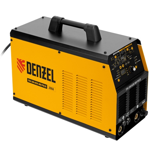 Аппарат инвертор. аргонодуговой сварки ITIG-200 ACDC Mix Pulse, 200 А, ПВ 60% Denzel фото 2