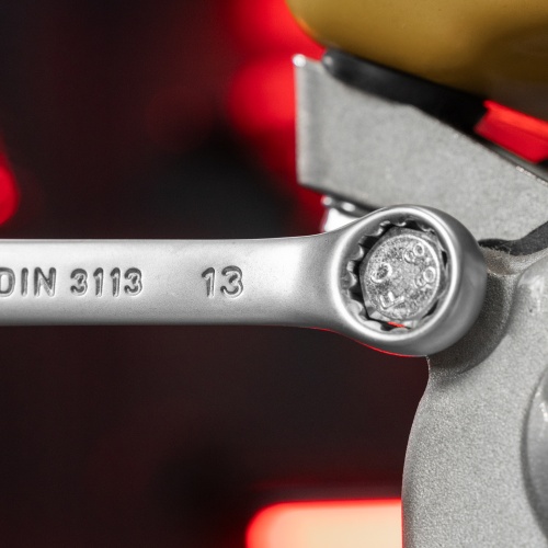 Ключ комбинированный, 13 мм, CrV, матовый хром Matrix фото 8