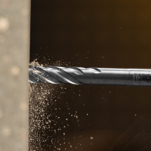 Бур по бетону, цельная крестовая пластина, 10x115 мм, SDS PLUS Denzel фото 9