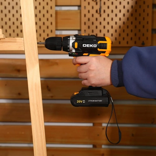 Аккумуляторная дрель-шуруповерт DEKO Banger 20V ONE +, 20В, 1x1.5Ач 083-1042 фото 9 Аккумуляторная дрель-шуруповерт DEKO Banger 20V ONE +, 20В, 1x1.5Ач 083-1042 фото 9