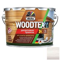 Пропитка декоративная для защиты древесины Dufa Woodtex белая 9 л
