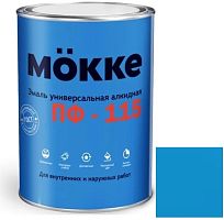 Эмаль алкидная Mokke ПФ-115 голубая 5 кг