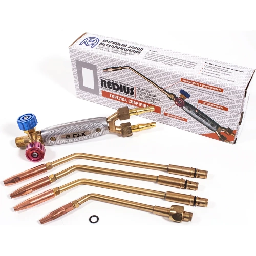 Горелка REDIUS Г3-К комбинированная нак. № 4, 5А / нак. 4, 5П 09302 Горелка REDIUS Г3-К комбинированная нак. № 4, 5А / нак. 4, 5П 09302