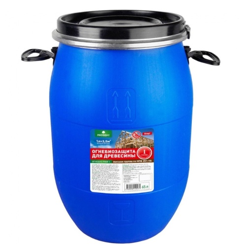 Огнебиозащита для древесины Prosept Огнебио Prof l 1 007-65бц бесцветная 65 л