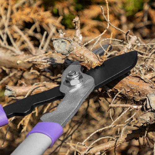 Сучкорез с наковальней, 540 -705 мм, телескопические стальные обрезиненные рукоятки, Palisad фото 14