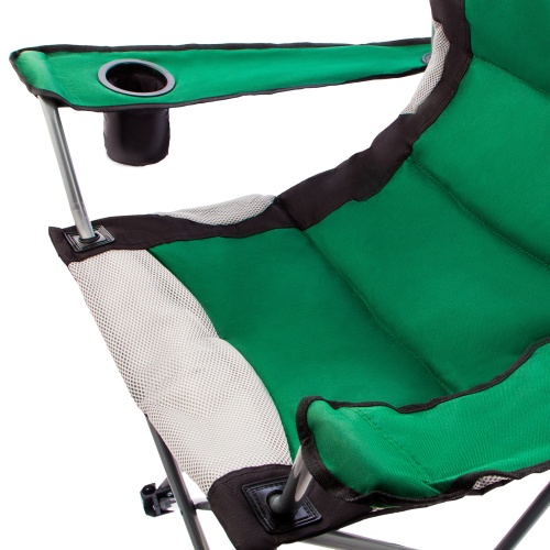 Кресло складное с подлокотниками и подстаканником, 60 х 60 х 110/92 см, Camping Palisad фото 6