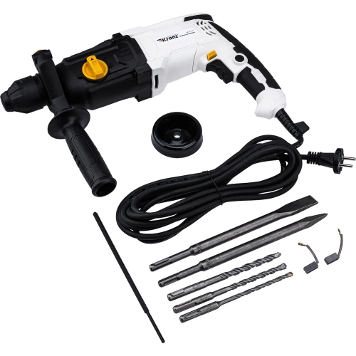 Перфоратор сетевой KRANZ SDS-plus, 1050Вт, 3,2Дж, в кейсе KR-PT-110 фото 8 Перфоратор сетевой KRANZ SDS-plus, 1050Вт, 3,2Дж, в кейсе KR-PT-110 фото 8