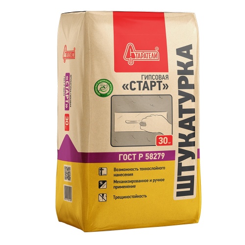 Штукатурка гипсовая Старатели Старт 30 кг