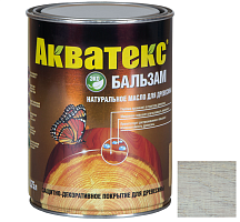 Бальзам масло для древесины Акватекс Иней 0,75 л