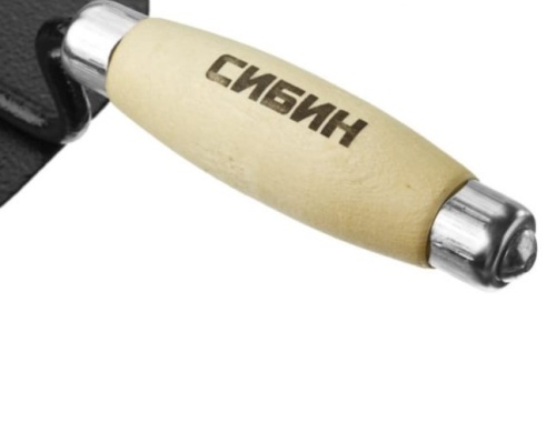 Кельма печника Сибин 0820-4_z01 с деревянной усиленной ручкой фото 3 Кельма печника Сибин 0820-4_z01 с деревянной усиленной ручкой фото 3