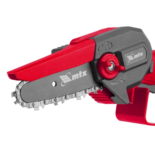 Цепная мини-пила аккумуляторная, MCS-100, шина 100 мм, Li-Ion, 20 В MTX фото 21