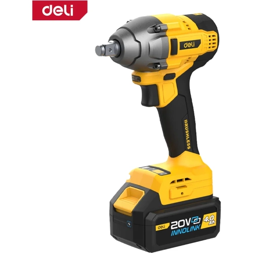 Гайковерт ударный аккумуляторный DELI 320Нм DC230 (2АКБ + ЗУ, 20В х 4Ач, 3000 уд/мин, сумка) 162794 фото 6 Гайковерт ударный аккумуляторный DELI 320Нм DC230 (2АКБ + ЗУ, 20В х 4Ач, 3000 уд/мин, сумка) 162794 фото 6