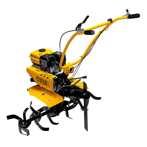 Мотоблок DPT-270SB, 7 л.с., ремен.сцеп, фрез 3х4, ШОМ, без колес, передачи 2В/1Н Denzel фото 2