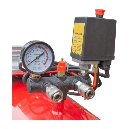 Компрессор масляный Edon OAC-100/2200 ременной 39782 фото 8