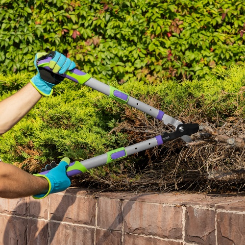 Сучкорез с наковальней, 540 -705 мм, телескопические стальные обрезиненные рукоятки, Palisad фото 11