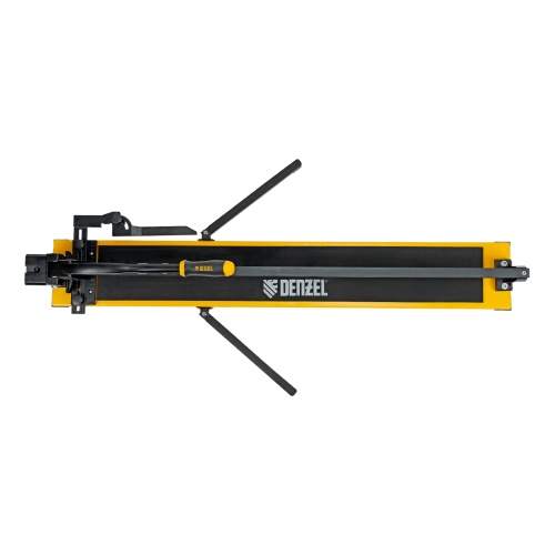 Плиткорез рельсовый 1000х16мм, каретка на подш., стальная станина, усил. рукоятка-пенал Denzel фото 3