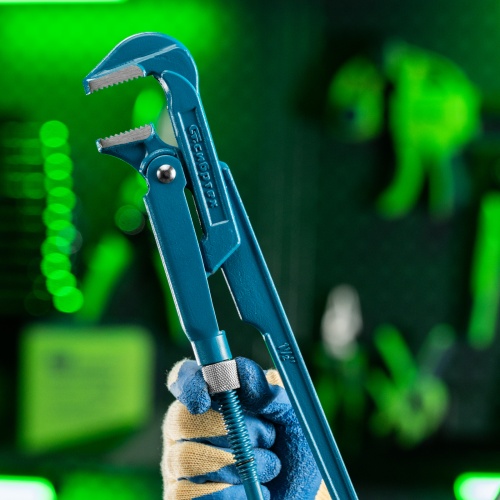 Ключ трубный рычажный №2, 1.5", литой, тип "L" Сибртех фото 8