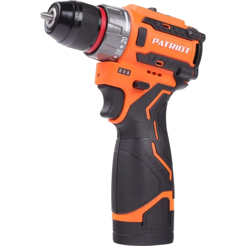 Аккумуляторная дрель-шуруповерт Patriot BR 467две АКБ Li-Ion, 16.8 В, 2,0 Ач, 70Нм, 2 скорости, кейс, бесщеточный ЭД 180201467 Аккумуляторная дрель-шуруповерт Patriot BR 467две АКБ Li-Ion, 16.8 В, 2,0 Ач, 70Нм, 2 скорости, кейс, бесщеточный ЭД 180201467