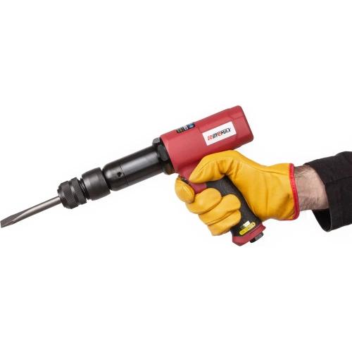 Пневмозубило BYEMAX в наборе с зубилами, 2700 уд/мин, боек D22xL92, 15.2 Дж BM-128RK фото 3