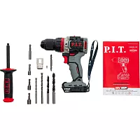 Дрель ударная аккум. бесщёточная P.I.T. X-DRIVER SOLO (20В, 75Нм, метал патрон 13мм, 2ск) PSB20H-13D