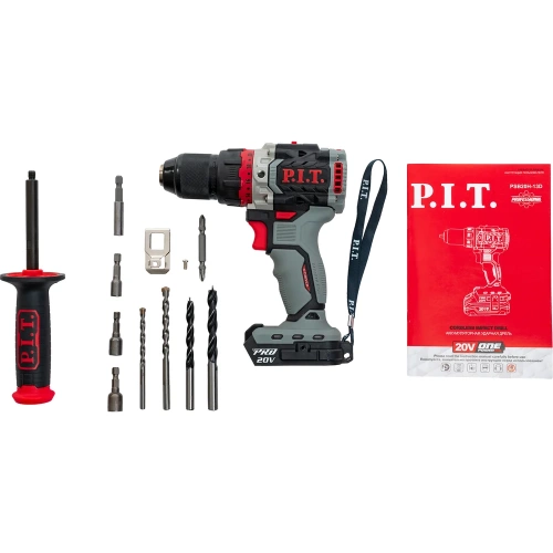 Дрель ударная аккум. бесщёточная P.I.T. X-DRIVER SOLO (20В, 75Нм, метал патрон 13мм, 2ск) PSB20H-13D Дрель ударная аккум. бесщёточная P.I.T. X-DRIVER SOLO (20В, 75Нм, метал патрон 13мм, 2ск) PSB20H-13D