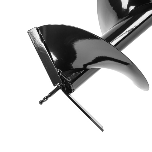 Шнек для грунта E-300, диаметр 300 мм, длина 800 мм,соединение 20 мм, несъемный нож Denzel фото 3