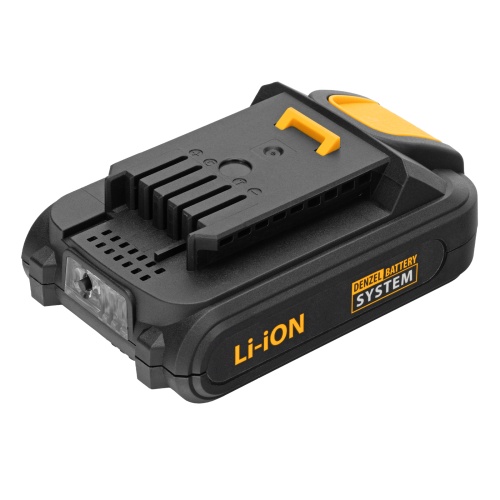 Батарея аккумуляторная IB-18-2.0, Li-Ion, 18 В, 2.0 А/ч Denzel фото 2