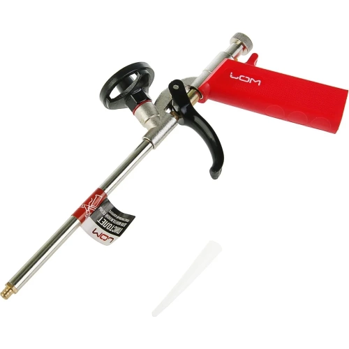 Пистолет для монтажной пены ЛОМ металлический корпус 1935485